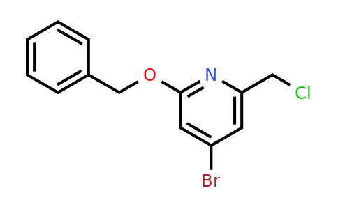 CAS 1393565-96-2 | 2-(Benzyloxy)-4-bromo-6-(chloromethyl)pyridine