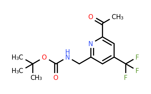 CAS 1393565-98-4 | Tert-butyl [6-acetyl-4-(trifluoromethyl)pyridin-2-YL]methylcarbamate