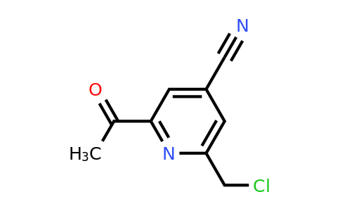 CAS 1393566-04-5 | 2-Acetyl-6-(chloromethyl)isonicotinonitrile