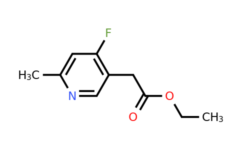 CAS 1393566-06-7 | Ethyl (4-fluoro-6-methylpyridin-3-YL)acetate