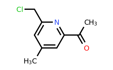 CAS 1393566-08-9 | 1-[6-(Chloromethyl)-4-methylpyridin-2-YL]ethanone