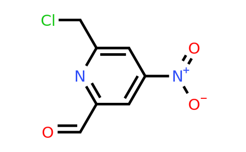 CAS 1393566-09-0 | 6-(Chloromethyl)-4-nitropyridine-2-carbaldehyde