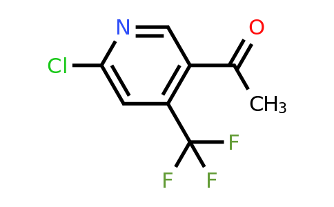 CAS 1393566-16-9 | 1-[6-Chloro-4-(trifluoromethyl)pyridin-3-YL]ethanone