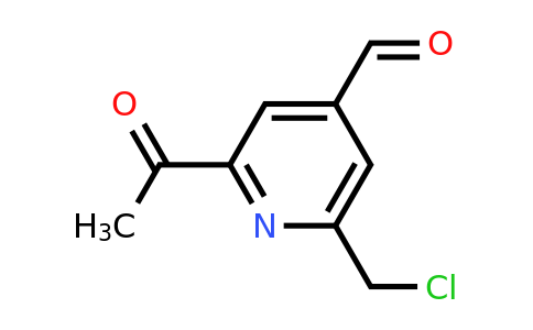 CAS 1393566-20-5 | 2-Acetyl-6-(chloromethyl)isonicotinaldehyde