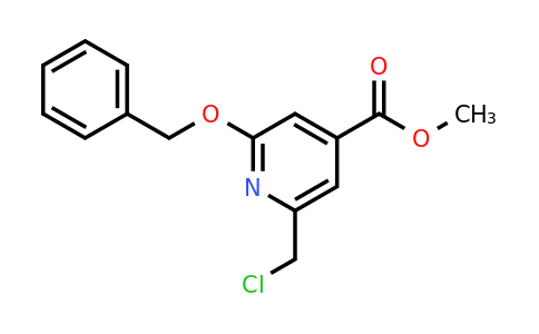 CAS 1393566-22-7 | Methyl 2-(benzyloxy)-6-(chloromethyl)isonicotinate
