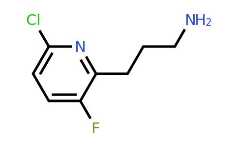 CAS 1393566-25-0 | 3-(6-Chloro-3-fluoropyridin-2-YL)propan-1-amine