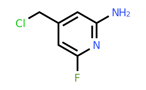 CAS 1393566-26-1 | 4-(Chloromethyl)-6-fluoropyridin-2-amine