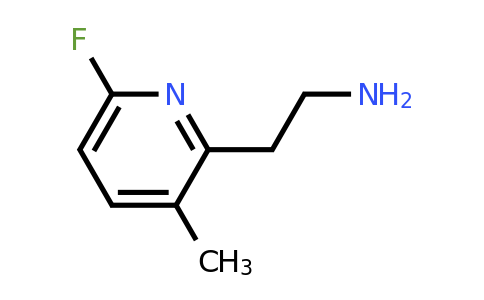 CAS 1393566-31-8 | 2-(6-Fluoro-3-methylpyridin-2-YL)ethanamine