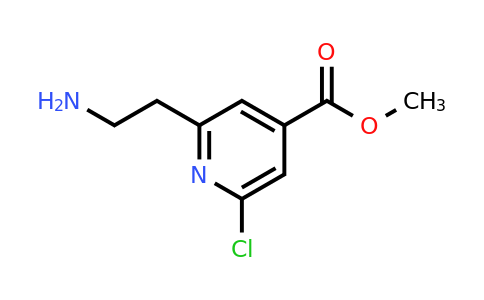 CAS 1393566-39-6 | Methyl 2-(2-aminoethyl)-6-chloroisonicotinate