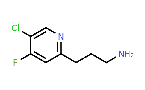 CAS 1393566-48-7 | 3-(5-Chloro-4-fluoropyridin-2-YL)propan-1-amine