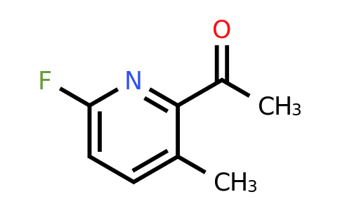 CAS 1393566-49-8 | 1-(6-Fluoro-3-methylpyridin-2-YL)ethanone
