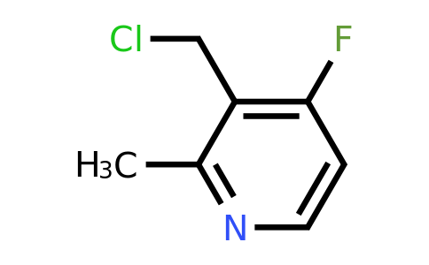 CAS 1393566-52-3 | 3-(Chloromethyl)-4-fluoro-2-methylpyridine