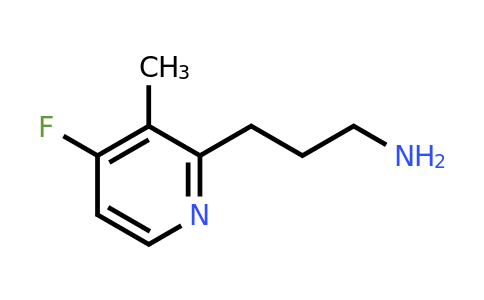 CAS 1393566-59-0 | 3-(4-Fluoro-3-methylpyridin-2-YL)propan-1-amine