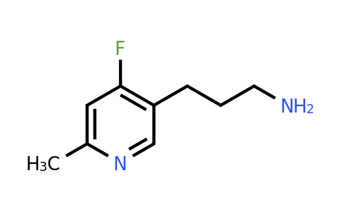 CAS 1393566-62-5 | 3-(4-Fluoro-6-methylpyridin-3-YL)propan-1-amine