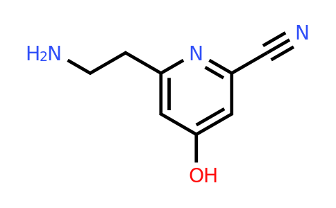 CAS 1393566-65-8 | 6-(2-Aminoethyl)-4-hydroxypyridine-2-carbonitrile