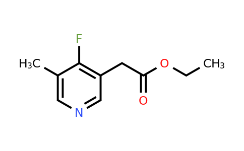 CAS 1393566-69-2 | Ethyl (4-fluoro-5-methylpyridin-3-YL)acetate