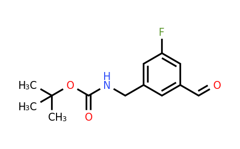 CAS 1393566-70-5 | Tert-butyl 3-fluoro-5-formylbenzylcarbamate