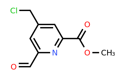 CAS 1393566-74-9 | Methyl 4-(chloromethyl)-6-formylpyridine-2-carboxylate