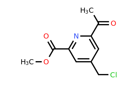 Methyl 6-acetyl-4-(chloromethyl)pyridine-2-carboxylate