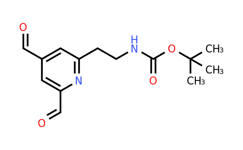 CAS 1393566-78-3 | Tert-butyl 2-(4,6-diformylpyridin-2-YL)ethylcarbamate