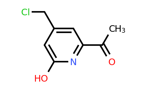 CAS 1393566-80-7 | 1-[4-(Chloromethyl)-6-hydroxypyridin-2-YL]ethanone