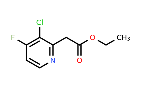CAS 1393566-83-0 | Ethyl (3-chloro-4-fluoropyridin-2-YL)acetate