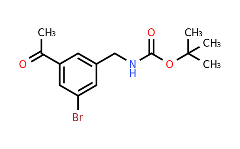 CAS 1393566-85-2 | Tert-butyl 3-acetyl-5-bromobenzylcarbamate