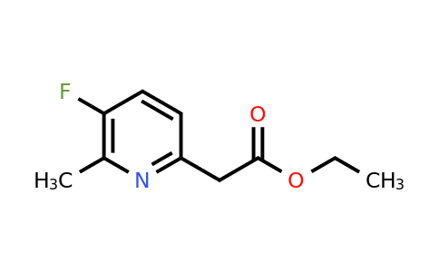 CAS 1393566-89-6 | Ethyl (5-fluoro-6-methylpyridin-2-YL)acetate
