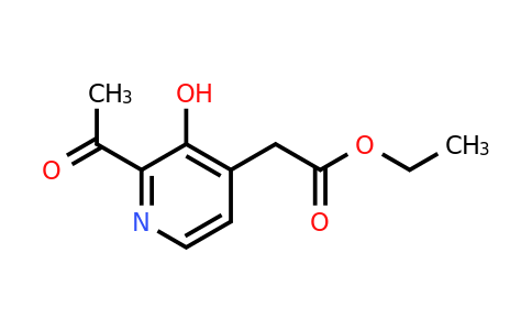 CAS 1393566-93-2 | Ethyl (2-acetyl-3-hydroxypyridin-4-YL)acetate