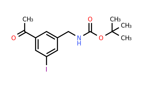 CAS 1393566-95-4 | Tert-butyl 3-acetyl-5-iodobenzylcarbamate