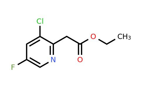 CAS 1393566-97-6 | Ethyl (3-chloro-5-fluoropyridin-2-YL)acetate