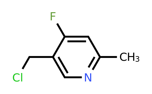 CAS 1393566-99-8 | 5-(Chloromethyl)-4-fluoro-2-methylpyridine