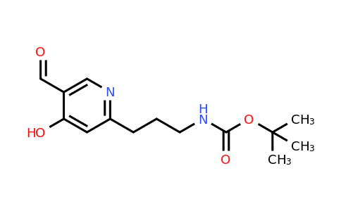CAS 1393567-00-4 | Tert-butyl 3-(5-formyl-4-hydroxypyridin-2-YL)propylcarbamate