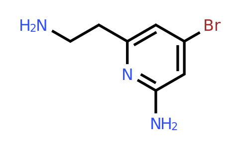 CAS 1393567-01-5 | 6-(2-Aminoethyl)-4-bromopyridin-2-amine