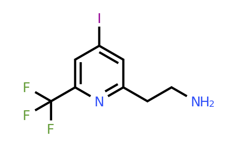 CAS 1393567-08-2 | 2-[4-Iodo-6-(trifluoromethyl)pyridin-2-YL]ethanamine