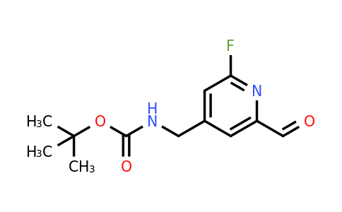 CAS 1393567-10-6 | Tert-butyl (2-fluoro-6-formylpyridin-4-YL)methylcarbamate