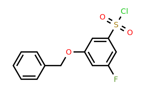 CAS 1393567-11-7 | 3-(Benzyloxy)-5-fluorobenzenesulfonyl chloride