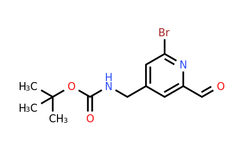CAS 1393567-19-5 | Tert-butyl (2-bromo-6-formylpyridin-4-YL)methylcarbamate