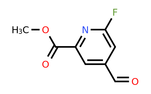 CAS 1393567-20-8 | Methyl 6-fluoro-4-formylpyridine-2-carboxylate