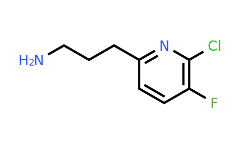 3-(6-Chloro-5-fluoropyridin-2-YL)propan-1-amine