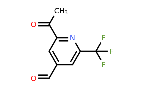 CAS 1393567-31-1 | 2-Acetyl-6-(trifluoromethyl)isonicotinaldehyde