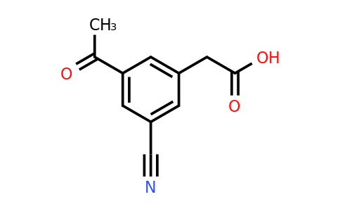 (3-Acetyl-5-cyanophenyl)acetic acid