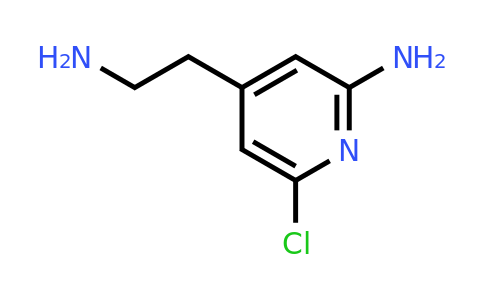 4-(2-Aminoethyl)-6-chloropyridin-2-amine