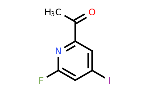 CAS 1393567-51-5 | 1-(6-Fluoro-4-iodopyridin-2-YL)ethanone