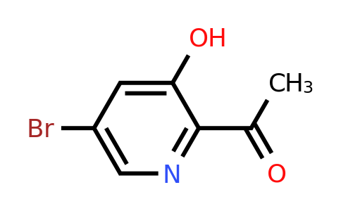 CAS 1393567-59-3 | 1-(5-Bromo-3-hydroxypyridin-2-YL)ethanone