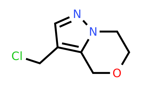 CAS 1393567-60-6 | 3-(Chloromethyl)-6,7-dihydro-4H-pyrazolo[5,1-C][1,4]oxazine