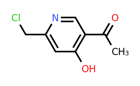 CAS 1393567-64-0 | 1-[6-(Chloromethyl)-4-hydroxypyridin-3-YL]ethanone