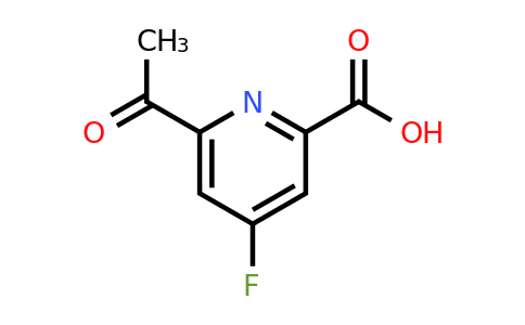 CAS 1393567-66-2 | 6-Acetyl-4-fluoropyridine-2-carboxylic acid
