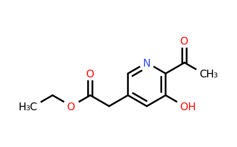 CAS 1393567-68-4 | Ethyl (6-acetyl-5-hydroxypyridin-3-YL)acetate