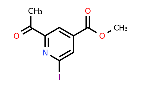 CAS 1393567-74-2 | Methyl 2-acetyl-6-iodoisonicotinate